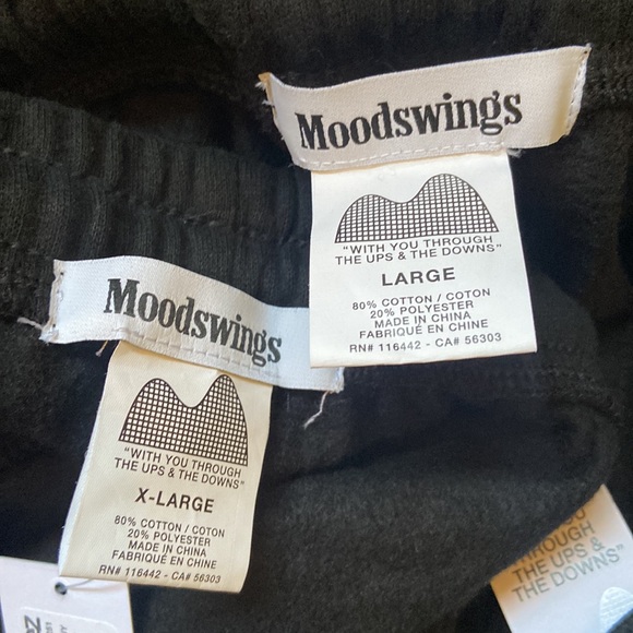 NWT Moodswings Rated M Black Joggers - Picture 10 of 10